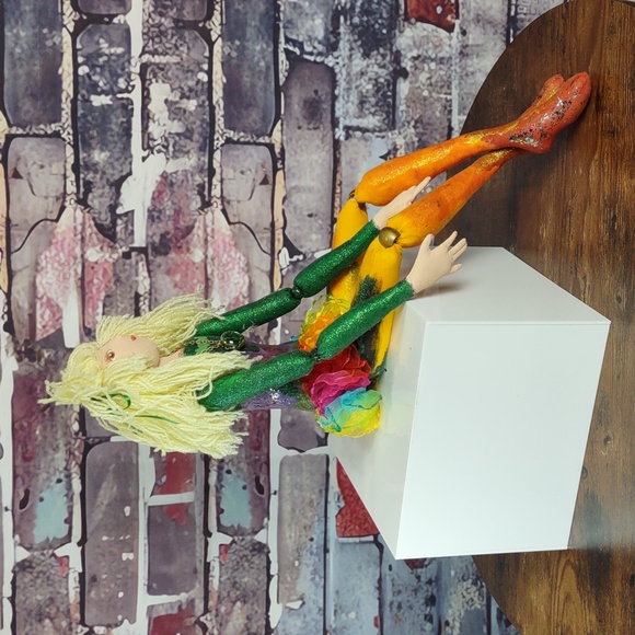 Artisan Crafted Elinor Peace Bailey Design Fantasy Fabric Arts Doll - Picture 3 of 11